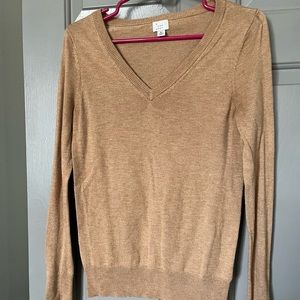 Tan long sleeve sweater
